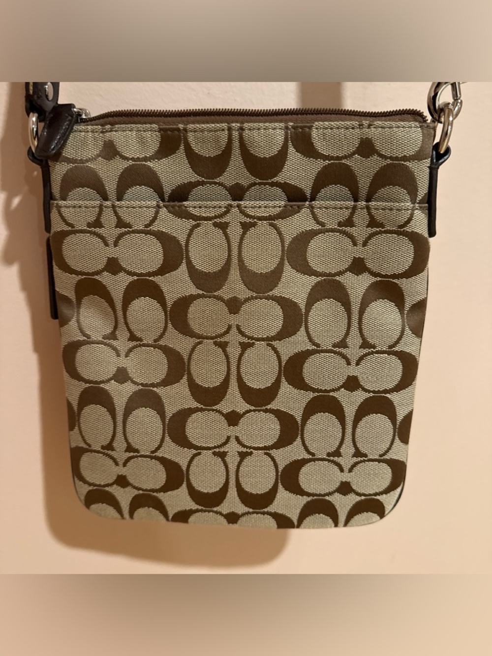Coach Legacy Signature Stripe Swingpack Crossbody Bag - Picture 4 of 7